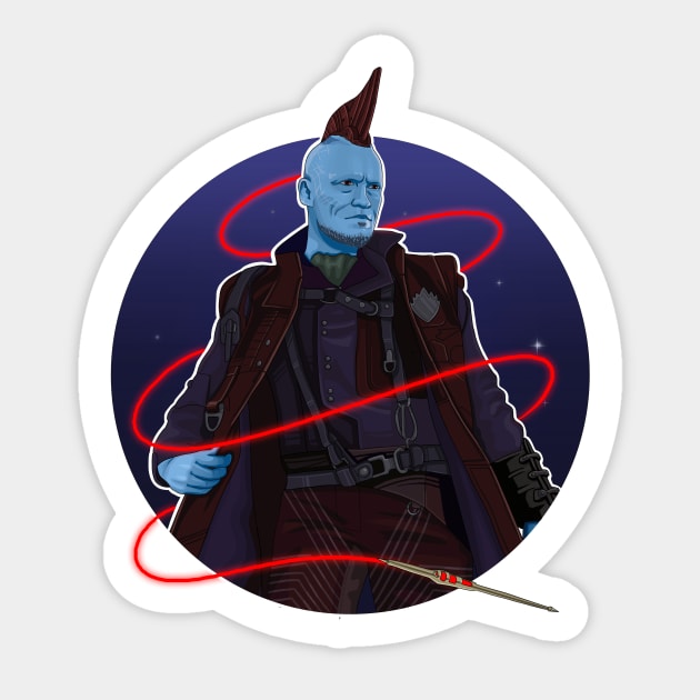 Yondu Sticker by Arnix